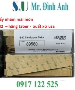 Giấy Nhám Mài Mòn S-42 Taber – Chuẩn Mỹ Cho Kiểm Tra Độ Bền Bề Mặt