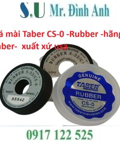 Đá mài Taber CS-0 Rubber – Công Cụ Đánh Giá Chống Mài Mòn Tối Ưu
